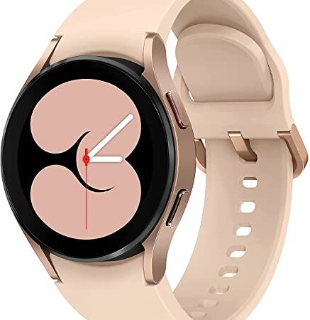 Samsung Galaxy Watch4 BT, Reloj Inteligente Redondo Bluetooth, Wear OS, Bisel Giratorio, de Fitness, rastreador de Fitness, 40 mm, Oro Rosa