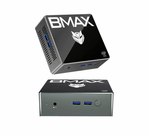 BMAX Mini Pc 8GB DDR4 256GB SSD B2Pro Windows 11 Pro Gemini Lake J4105 Supports 4K Dual HDMI Output Dual Screen Display Mini Computer Desktop Processore Gigabit Ethernet Quad Core Micro PC