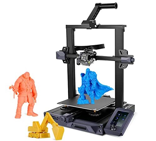 Creality Ender 3 S1 Impresora 3D con placa base silenciosa de 32 bits CR Touch, nivelación automática, extrusor directo de doble engranaje. Montaje rápido de alta precisión 220 x 220 x 270 mm