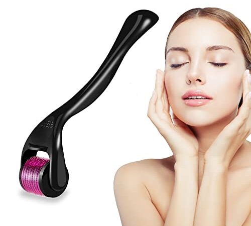 Dermaroller,Profesional Microagujas,Microneedling,Beauty Rodillos Facial,Derma Roller,540 Rodillo de Micro Agujas 0.75mm para rostro y cuerpo,Dermaroller Facial Roller,Microneedling Roller