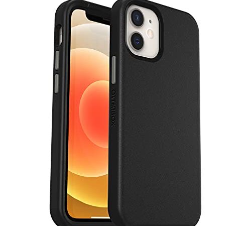 Funda para iPhone 12 mini OtterBox Slim con MagSafe, resistente a golpes y caídas, Ultra-fina,Funda Protectora Fina, Testada con los estándares Militares anticaídas, Negro/Gris