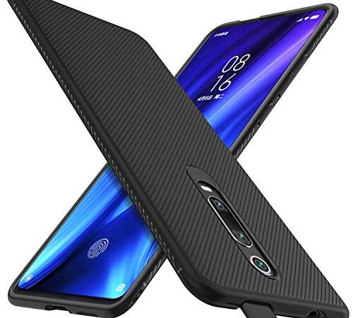 iBetterTEC Funda Compatible con Xiaomi Mi 9T / Xiaomi Mi 9T Pro, Fina de Silicona Funda, Compatible con Xiaomi Mi 9T / Xiaomi Mi 9T Pro.Negro