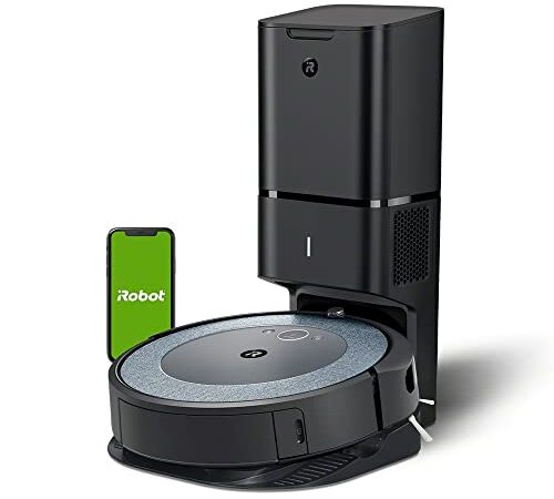 iRobot Robot Aspirador Roomba i3+ - Autovaciado automático de Suciedad - Ideal para Mascotas - Sugerencias Personalizadas - Compatible con tu Asistente de Voz y tecnología de Coordinación Imprint