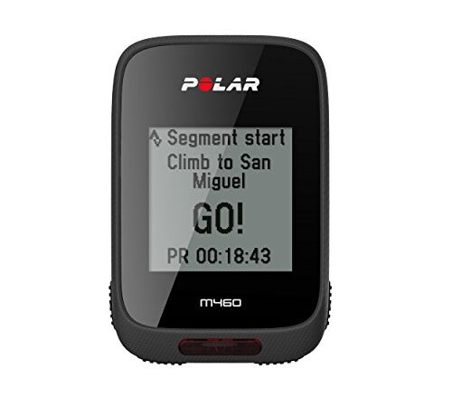 Polar M460 - Ciclocomputador, color negro, talla M