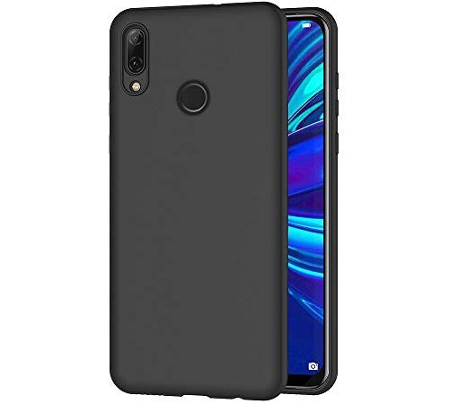 AICEK Funda Huawei P Smart 2019, Negro Silicona Fundas para P Smart 2019 Carcasa Huawei P Smart 2019 Negro Silicona Funda Case (6,21 Pulgadas)