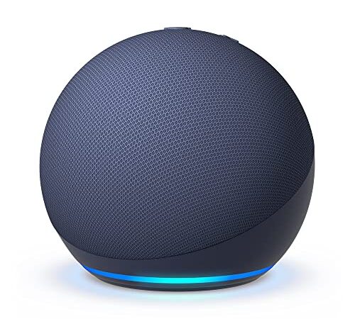 Echo Dot (5.ª generación, modelo de 2022) | Altavoz inteligente Bluetooth con Alexa | Azul marino