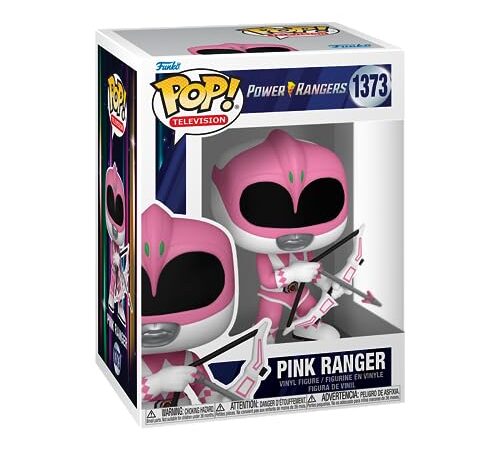 Funko POP! TV: Mighty Morphin Power Pink Rangers 30th - Pin De Esmaltek Pink Ranger - Power Rangers TV - Figuras Miniaturas Coleccionables Para Exhibición - Idea De Regalo - Mercancía Oficial