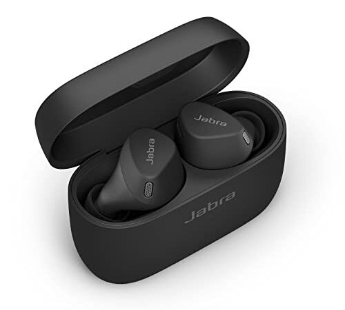 Jabra Elite 3 Active Auriculares Intraurales - Ajuste Deportivo, Cancelación Activa de Ruido (ANC) - Intrauriculares Bluetooth Inalámbricos Resistentes al Agua - Spotify Tap y Google Fast Pair - Negro