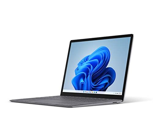 Microsoft Surface Laptop 4 - Ordenador portátil de 13.5" (AMD Ryzen 5 4680U, 8 GB RAM, 256 GB SSD, AMD Radeon RX Vega 11 Graphics, Windows 11 Home) Plata - Teclado QWERTY Español