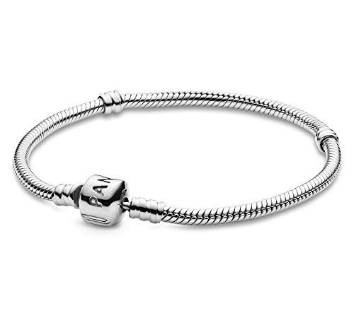 PANDORA Pulsera 590702HV-20 Mujer Plata Inscripción