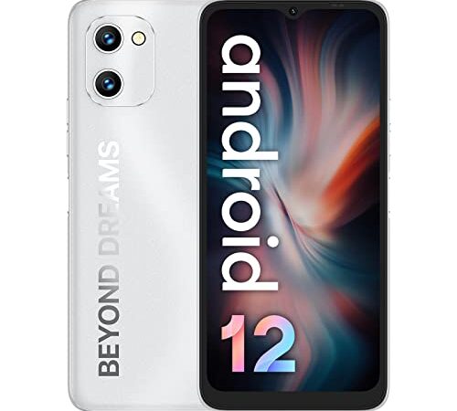 UMIDIGI Teléfono Móvil Libres C1 MAX Android 12 Smartphone Pantalla HD+ de 6.52" 5150mAh Batería Cámara Trasera de 50 MP con IA 6GB+128GB(Ampliable 256GB) Desbloqueo Facial/Dual SIM/GPS