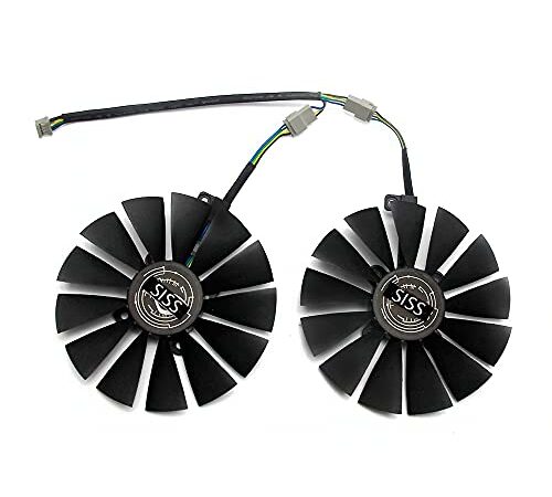 Ventilador de 95 mm para ASUS STRIX RX 470 580 570 GTX 1050Ti 1070Ti 1080Ti ROG Poseidon Radeon Dual RX 580 8 GB Gaming Video Card Cooling Fan T129215SM