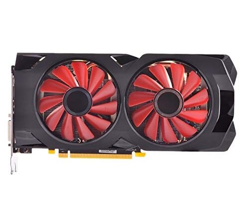 WWWFZS Tarjeta Grafica Tarjeta De Gráficos Reemplazo Fit For XFX RX 570 4G 4GB Tarjeta De Video 256bit GDDR5 4GB Tarjeta Gráfica RX 470 AMD RX 570 GPU