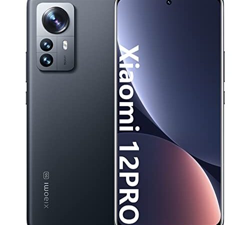 Xiaomi 12 Pro Smartphone 6,73 Pulgadas AMOLED 120 Hz Pantalla desbloqueada Teléfono Móvil Android 12, cámara Triple de 50 MP, procesador Snapdragon 8 Gen 1, Dual SIM, 5G, NFC (Gris, 12 + 256 GB)